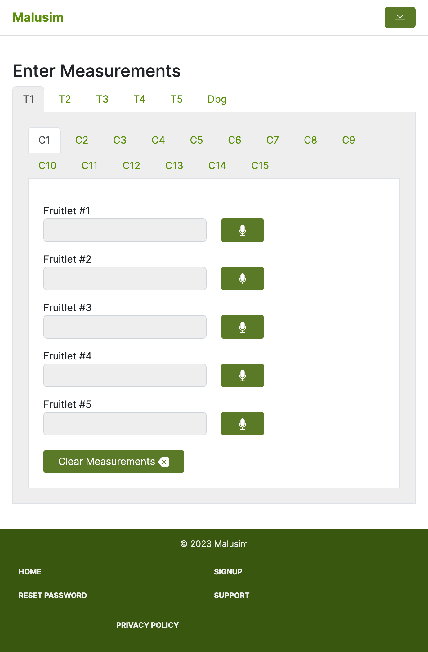 MOBILE Measurements